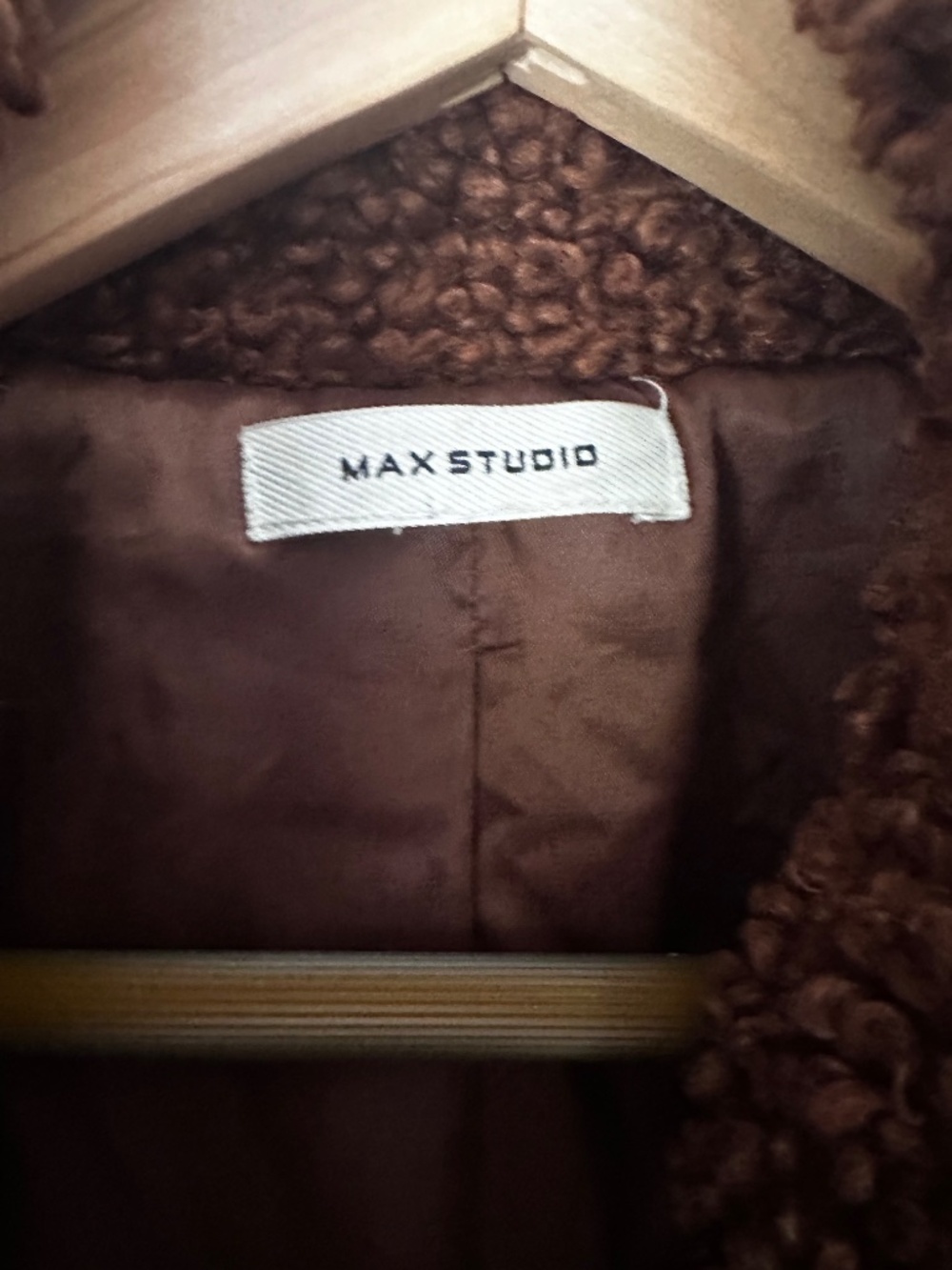 Max Studio Teddy Coat. - Picture 4 of 5